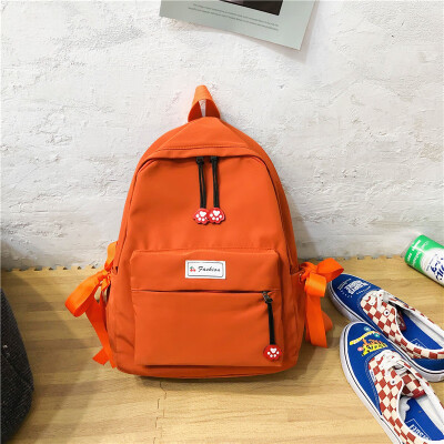 

Ancient feeling girl schoolbag female ins Korean version of high school students double shoulder bag campus simple Mori Department