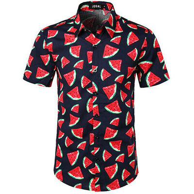 

Mens Summer Vintage Casual Dress Shirt Mens Floral Short Sleeve Shirts Tops Tee