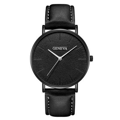 

Cheap Fashion Casual Women Students Minimalist Trend Temperament Art Design Small Dial leather Couple Watches