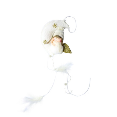 

〖Follure〗Christmas Ornament Moon Girl Angel Doll Hanging Christmas Tree Ornaments