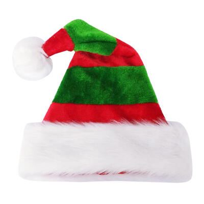 

Double Plush Layer Christmas Hat Home Bar Decoration Christmas Party Hat