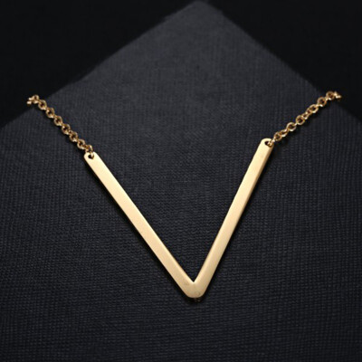 

Gold Color 26 Letter Alphabet Pendant Necklace Free combination Initial Charm Women Jewelry