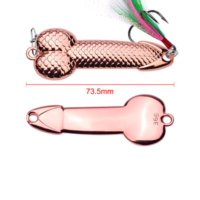 

Saidsome 36G Hard Metal Wobble Fish Lures Spoon Lure Feather Bait Hook Fishing Tackl fishing bait fishing lure