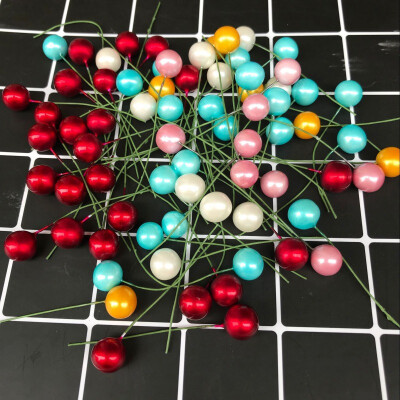 

New Hot 50PCS Artificial Christmas Xmas Tree Wreath Decorations Holly Berry Stems DIY Craft Supplies