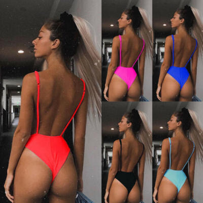 

One Piece Womens Bikini Push up Padded Bra Swimsuit Bathing Swimwear Beachwear