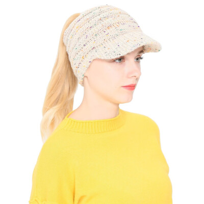 

Tailored Women Men Autumn Winter Beanie Hat Knitting Wool Baseball Cap Earmuffs Hat