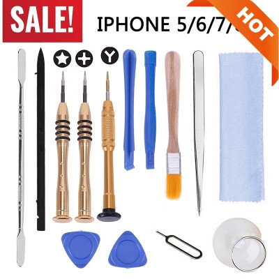 

14 Repair Screen Opening Tool Kit Screwdriver Set for IPhone 5 6 7  Plus Tri Point