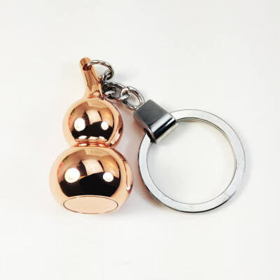 

Chinese Traditional Good Luck Gourd Keychain Mini Keyring Lucky Pendant Car Keys Ornaments