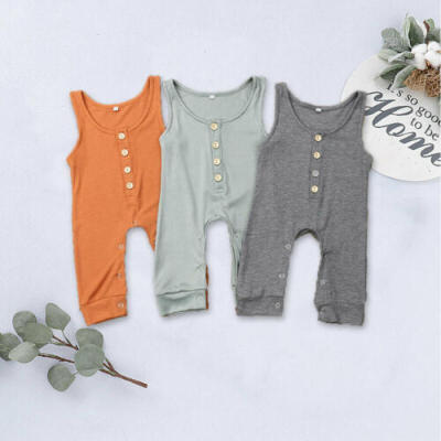 

US Sweet Infant Baby Kid Boy Jumpsuit Rompers Bodysuit Playsuit Clothes Top Sets