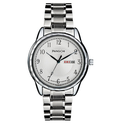 

Tungsten steel watch male large dial old man watch male old man large digital waterproof quartz watch elderly watch female