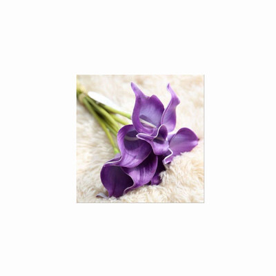 

10pcs Calla Lily Bridal Wedding Bouquet head Latex Real Touch Flower Bouquets White