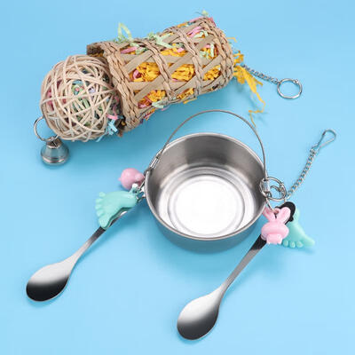

Greensen Pet Hangs Food Feeder Paper Cage Playing Chewing Biting Toy for Bird Parrot Squirrel