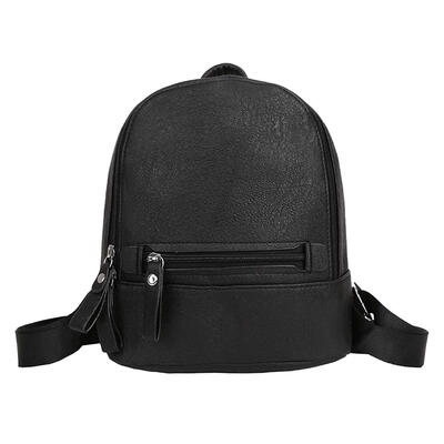 

Women Casual Backpacks Leather Girls Pure Travel School Shoulder Handbags