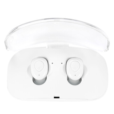 

Wireless Practical Simple TWS Stereo BT Mini Sport Headset With Charging Box Earphone