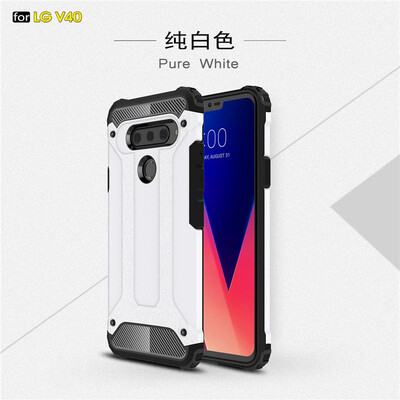 

Goowiiz Phone Case For LG V40 King Kong Armor Fashion Bumper PC TPU Prevent falling
