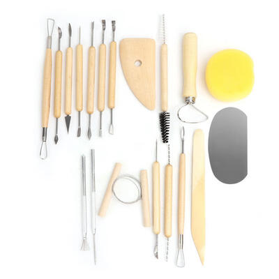 

Greensen 19pcs Pottery Clay Sculpture Carving Modelling Ceramic Hobby Art Craft DIY Tools