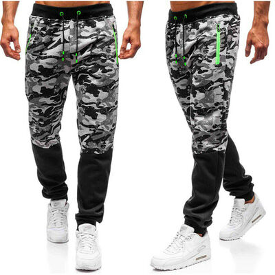 

Men Sport Pants Long Trousers Tracksuit Fitness Workout Joggers Gym Sweatpants