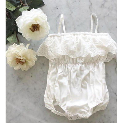 

Sunsuit Newborn Kids Baby Girl Lace Clothes Jumpsuit Romper Bodysuit Outfit Cute