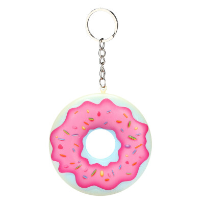 

Siaonvr 8cm Squishies Doughnut Slow Rising Cream Scented Keychain Stress Relief Toys