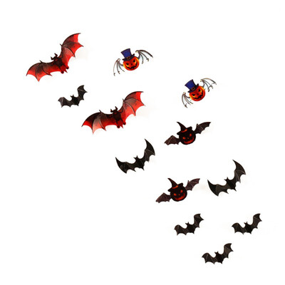 

New Halloween Wall Sticker 3D Bat Wall Sticker Home Decor Wall Sticker Poster Wallpaper Party Home Decoration