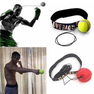 

Fight Ball With Head Band For Reflex Speed Training Boxing Boxing Punch Exercise
