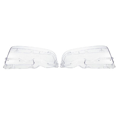 

Headlight Clear Lens Cover 2 Pcs Front Headlamp Plastic Shell For BMW E46 2-Door 1999-2002 Left & Right