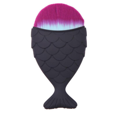 

Mermaid Fish Shape Makeup Powder Foundation Blush Contour Brush