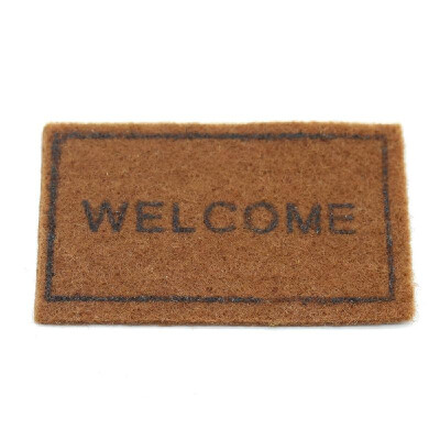 

Mini Toy Stylish Miniature 112 Scale Dollouses Front Doormat Blanket Welcome Rug Dollhouse Toy Accessory