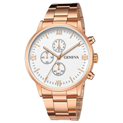 

Gobestart Mens Stainless Steel Quartz Analog Date Wrist Watch Sport Watches Gifts