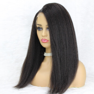 

lace front wig kinky
