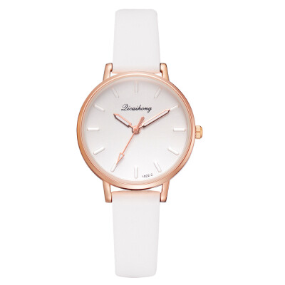 

Korean version of the simple casual ladies quartz watch AliExpress explosion models fashion solid color alloy fashion watches