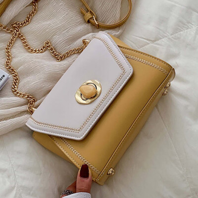 

North bag summer fresh women 2019 new simple girl chain shoulder bag texture fashion Messenger bag