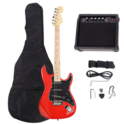 

Ktaxon New 22 Frets Burning Fire Electric Guitar with 15w AMP