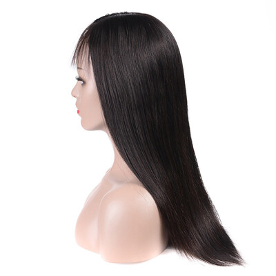 

4x4 Lace Front Wigs Straight Human Hair Wig 8-16" 150 Density Pre Plucked with Baby Hair 4x4 Lace Closure Brazilian Virgin Hair N