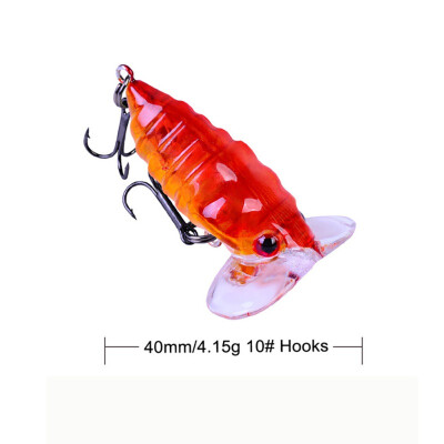 

2pcslot Fishing Hard Bait Plastic Insects Fishing Lure 4cm 5g Cicada Artificiais Fishing Wobblers Swimbaits Fishing Tackle