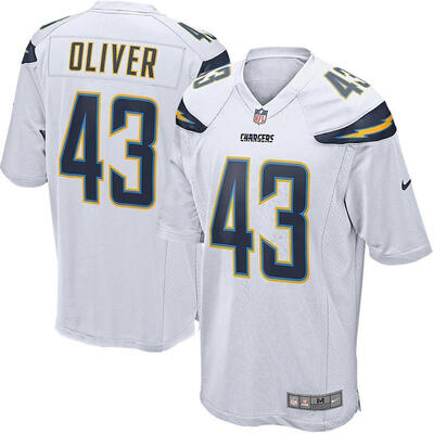 

Mens Football Jersey Los Angeles Chargers Branden Oliver White Game Jersey