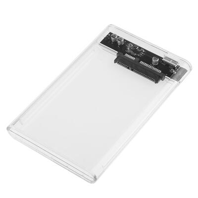 

USB 30 to SATA Transparent External Case for 25in Hard Disk SSD Driver