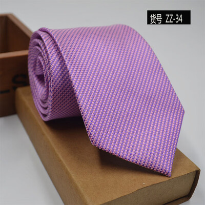 

New spot tie business dress mens tie polyester yarn arrow type 8CM business tie wholesale