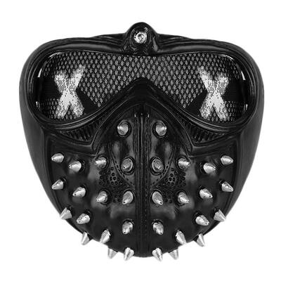 

Rivet Mask Watch Dogs Halloween Punk Devil Cosplay Stage Party Face Masks