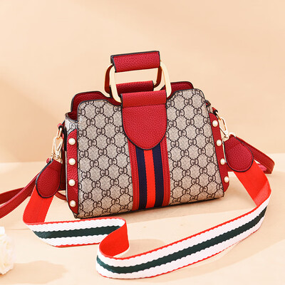 

New fashion shoulder bag handbags Europe&the United States trend printing bag Messenger bag handbag