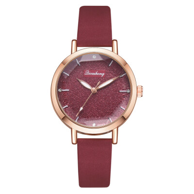 

High-end womens watch wish hot fashion solid color casual quartz watch student exquisite scale fashion watch