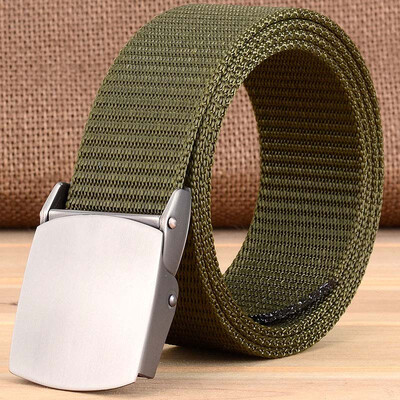 

Tactics belt Arbitrarily adjustment quality canvas Alloy Automatic buckle Men belt outdoor casual Men Military training belt