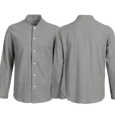 

Men Gym Tight Tops T-Shirt Long Sleeve Slim Fit V-Neck Casual Fitness -XXL