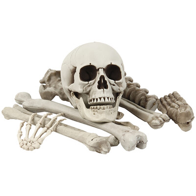 

Haunted House Chamber Bar Props Halloween Party Horror Decoration Simulation Broken Bones Bone