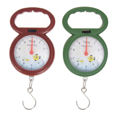 

10kg Weighing Portable Numeral Pointer Spring Balance Hanging Scale