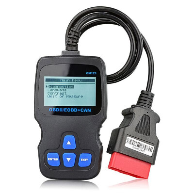 

OM123 OBD2 Automotive Scanner Car Diagnostic Tool ODB2 Auto Scaner Read Clear Engine Fault Light Code Reader Black