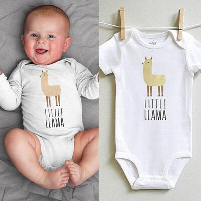 

Newborn Baby Girl Boy Llama Romper Bodysuit Jumpsuit Outfits Sunsuit Clothes 0-18M