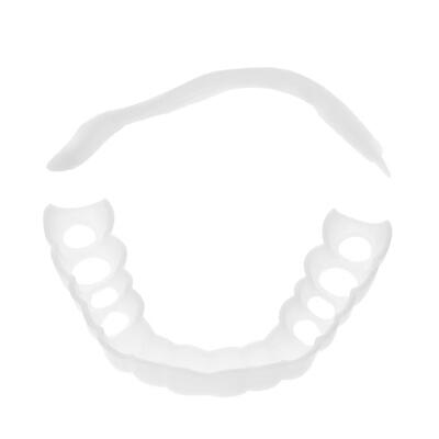 

Reusable Teeth Cover Adjustable Flex Whitening False Teeth Fits Dental Care