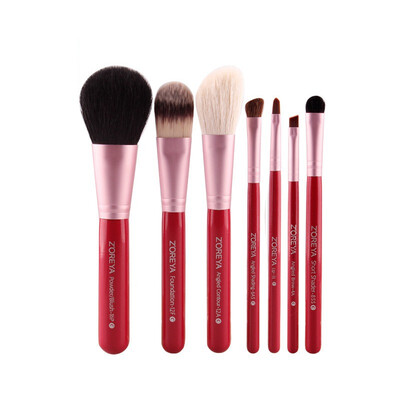 

7 Pcs makeup brush Set tools Powder Foundation Eyeshadow Blush Face Makeup Brushes kit with PU Box Choose