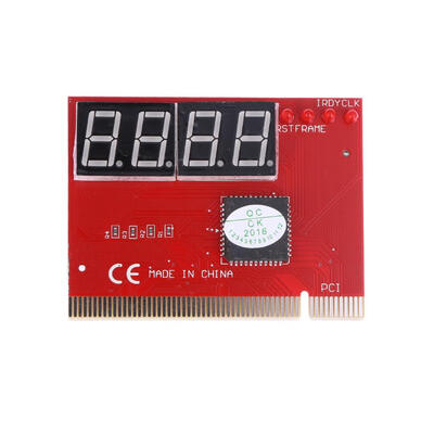 

PC 4-digit Code Mainboard Motherboard Diagnostic Analyzer Tester PCI Card